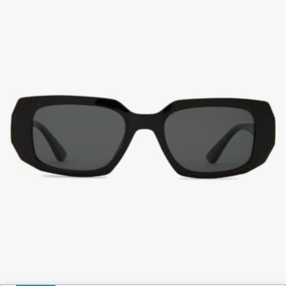 Dot Dash Unisex Jubilee Sunglasses Black Gloss/Vintage Gray Polarized OS